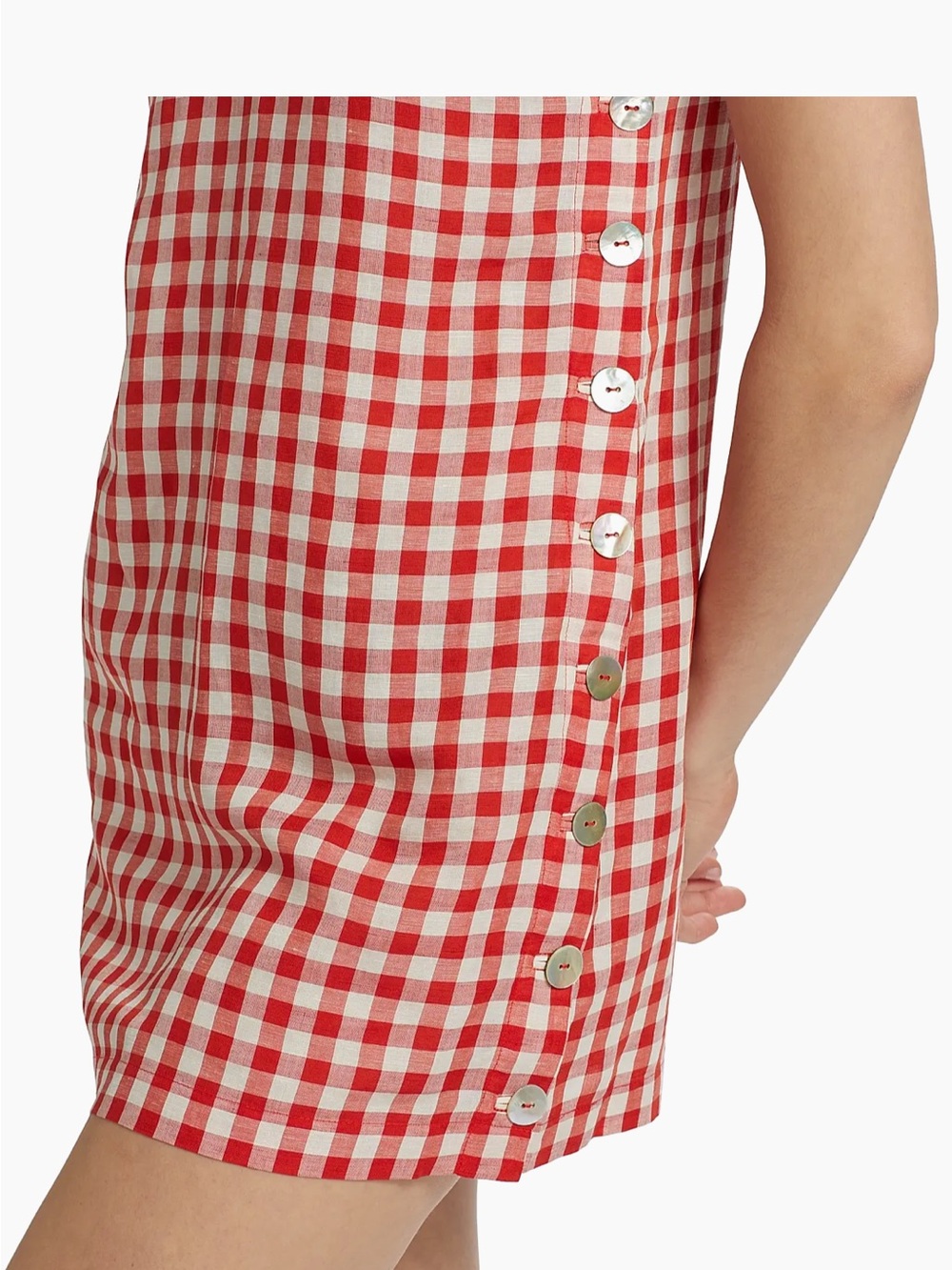 Doen Coralie Gingham Mini Shift Dress - Picture 3 of 5